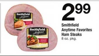 Safeway Smithfield anytime favorites ham steaks offer