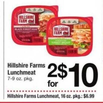 Safeway Hillshire farms lunchmeat offer