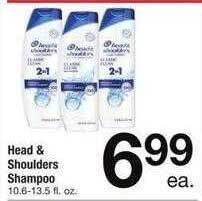 Safeway Head&shoulders shampoo offer