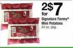 Safeway Signature farms mini potatoes offer