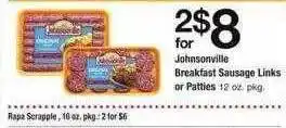 Safeway Johnsonville breakfast sausage links offer