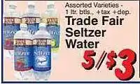 Trade fair seltzer water