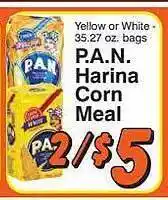 Pan harina corn meal