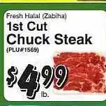 1st cut chuck steak