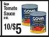 Western Beef Goya tomato sauce offer