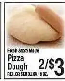 Western Beef Fresh stone made pizza dough offer