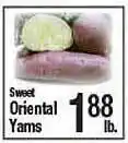 Western Beef Sweet oriental yams offer