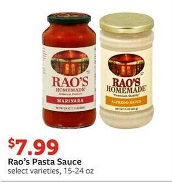 Fareway Rao's pasta sauce offer