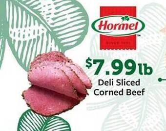 Fareway Deli sliced corned beef offer