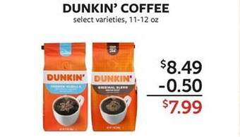 Fareway Dunkin' coffee offer