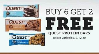 Fareway Quest protein bars offer