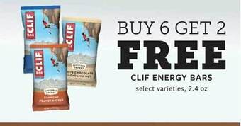 Fareway Clif energy bars offer