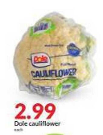 Hy-Vee Dole cauliflower offer