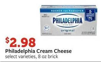 Fareway Philadelphia cream cheese offer