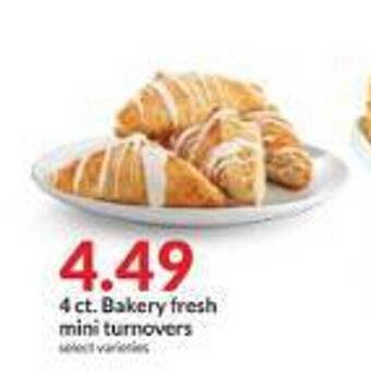 Hy-Vee 4 ct. bakery fresh mini turnovers offer
