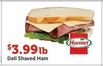 Fareway Hormel deli shaved ham offer