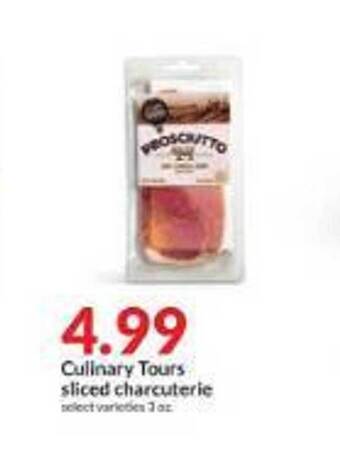 Hy-Vee Culinary tours sliced charcuterie offer