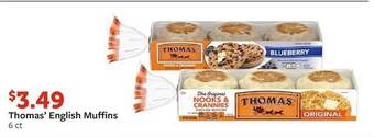 Fareway Thomas' english muffins offer