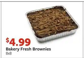 Fareway Bakery fresh brownies offer