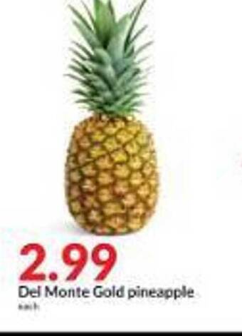 Hy-Vee Del monte gold pineapple offer