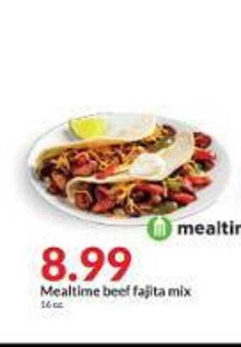 Hy-Vee Mealtime beef fajita mix offer