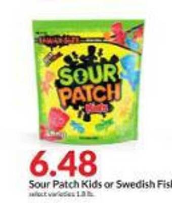 Hy-Vee Sour patch kids or swedish fish offer