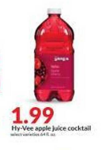Hy-Vee Hy-vee apple juice cocktail offer