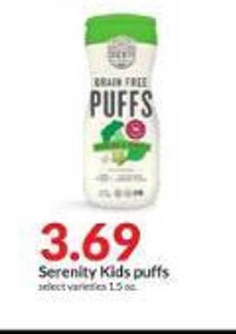 Hy-Vee Serenity kids puffs offer