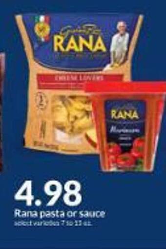 Hy-Vee Rana pasta or sauce offer