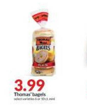 Hy-Vee Thomas' bagels offer