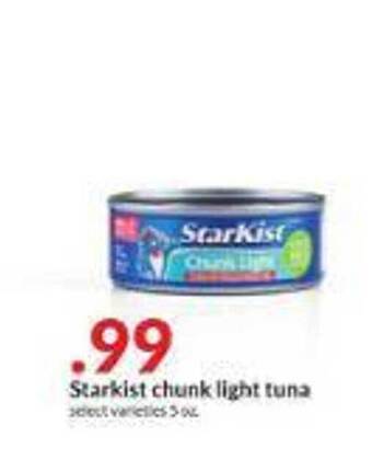 Hy-Vee Starkist chunk light tuna offer