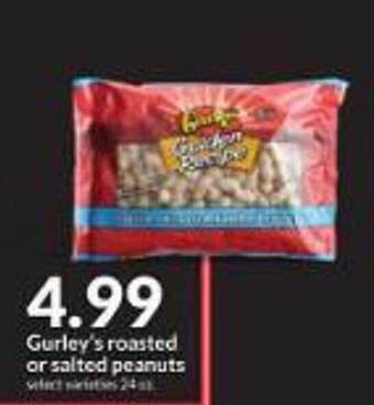Hy-Vee Gurley's roasted or salted peanuts offer