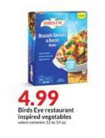 Hy-Vee Birds eye restaurant inspired vegetables offer