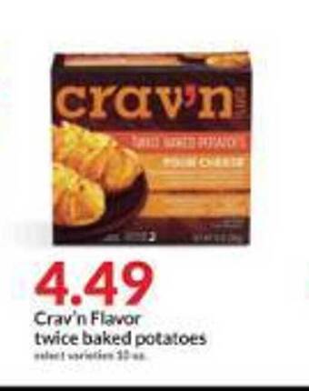 Hy-Vee Crav'n flavor twice baked potatoes offer