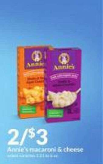 Hy-Vee Annie's macaroni & cheese offer