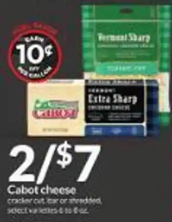 Hy-Vee Cabot cheese offer