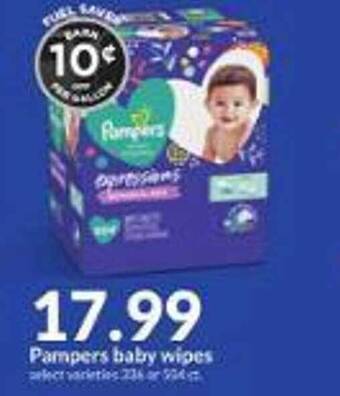Hy-Vee Pampers baby wipes offer