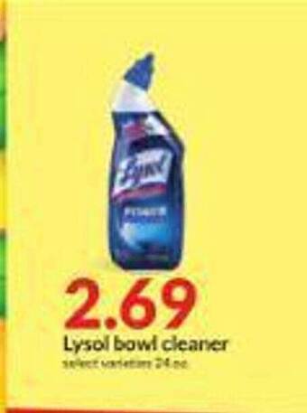 Hy-Vee Lysol bowl cleaner offer