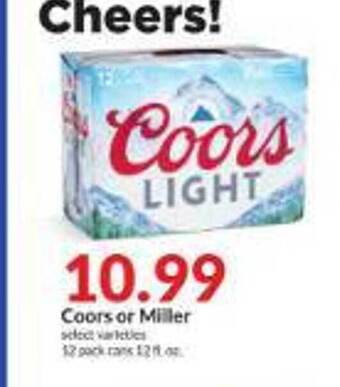 Hy-Vee Coors or miller offer