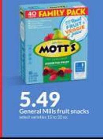 Hy-Vee General mills fruit snacks offer