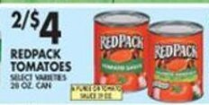Met Foodmarkets Redpack Tomatoes offer