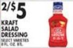 Met Foodmarkets Kraft Salad Dressing offer