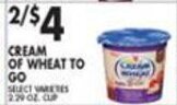 Met Foodmarkets Cream of Wheat To Go offer