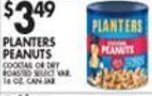 Met Foodmarkets Planters Peanuts offer