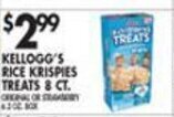 Met Foodmarkets Kellogg's Rice Krispies Treats 8 CT. offer