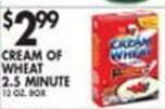 Met Foodmarkets Cream of Wheat 2.5 Minute offer