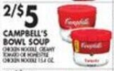 Met Foodmarkets Campbell's Bowl Soup offer