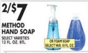 Met Foodmarkets Method Hand Soap offer