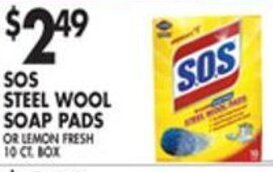 SOS Steel Wool Soap Pads