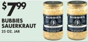 Met Foodmarkets Bubbies Sauerkraut offer